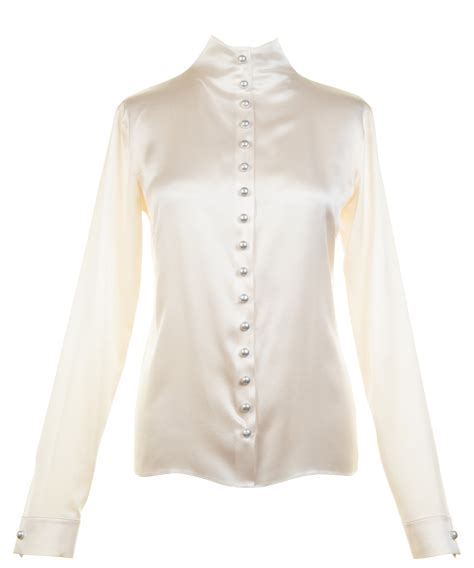 chanel silk blouse